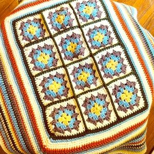 Unique unisex baby blanket handmade with love